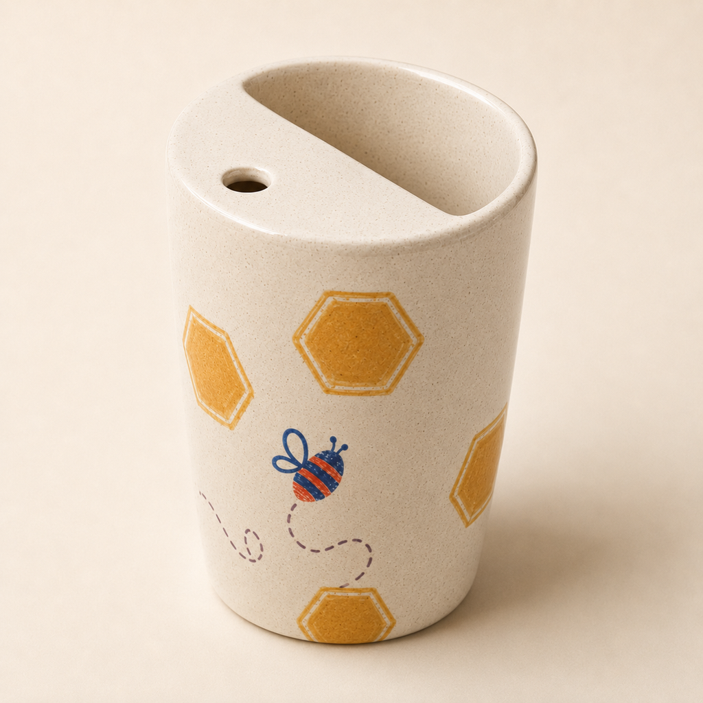 Honeycomb Handmade Ceramic Travel Mug
