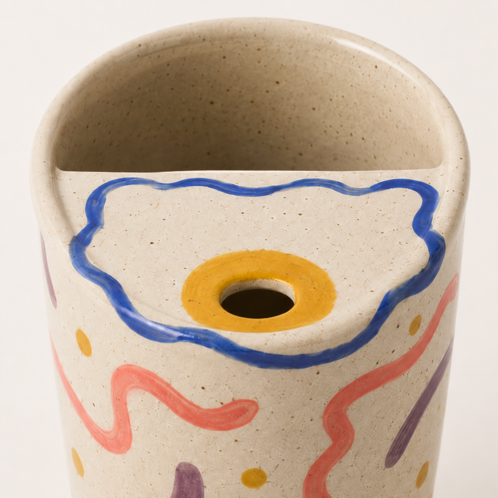 Fried Egg Handmade Ceramic Travel Mug