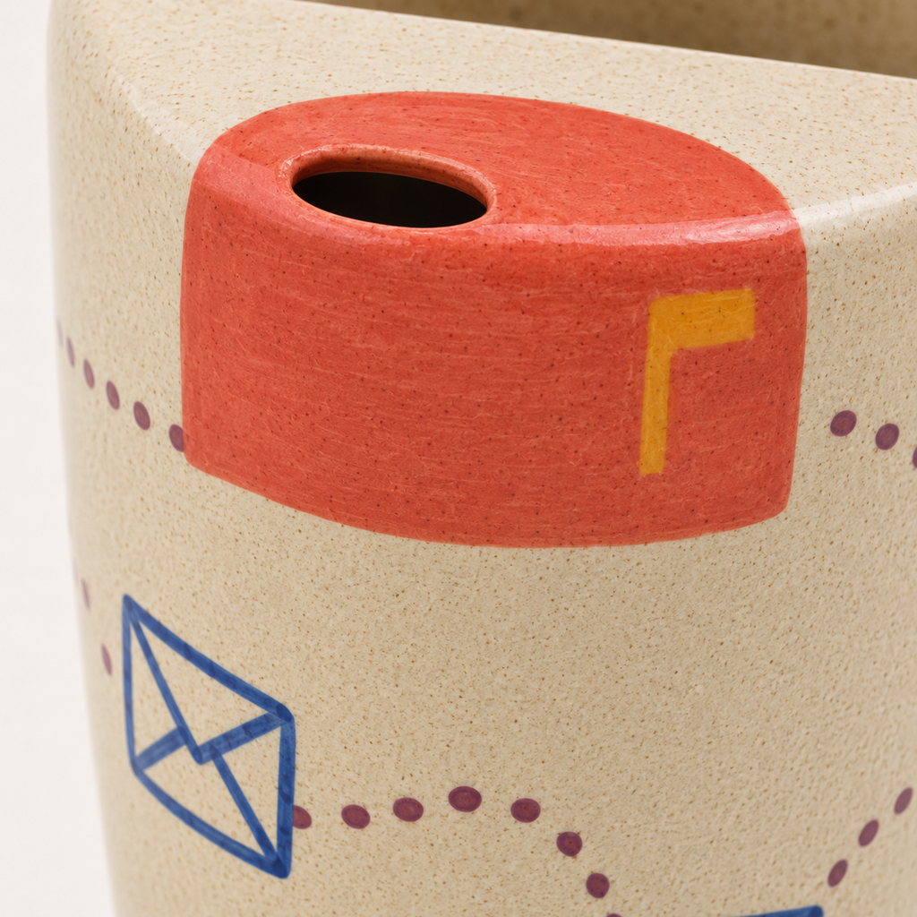 Mailbox Handmade Ceramic Travel Mug
