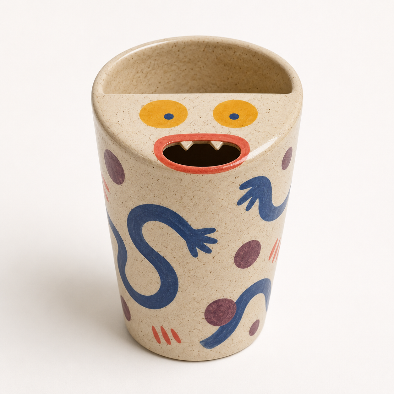 Monster Mouth Handmade Ceramic Travel Mug