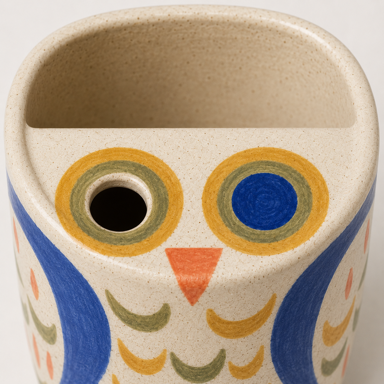 Owl Eyes Handmade Ceramic Travel Mug