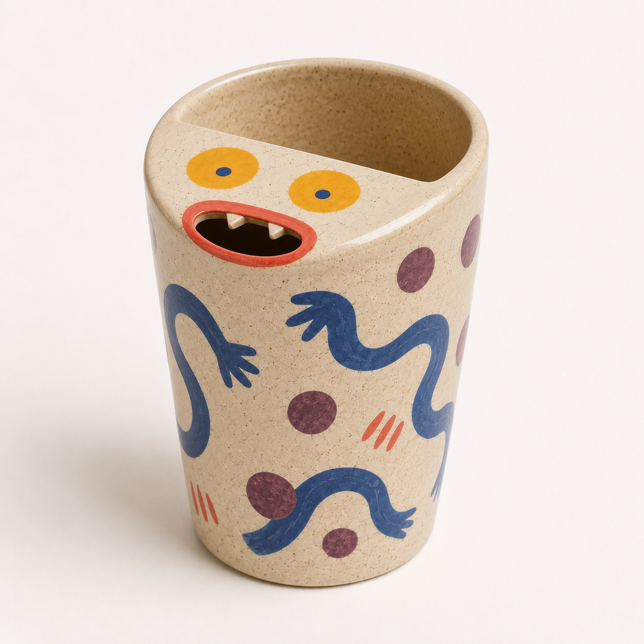 Monster Mouth Handmade Ceramic Travel Mug