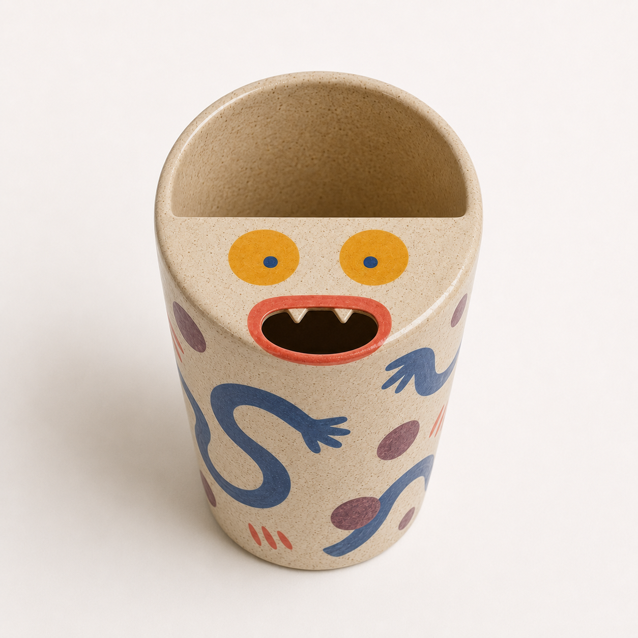 Monster Mouth Handmade Ceramic Travel Mug