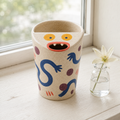Monster Mouth Handmade Ceramic Travel Mug