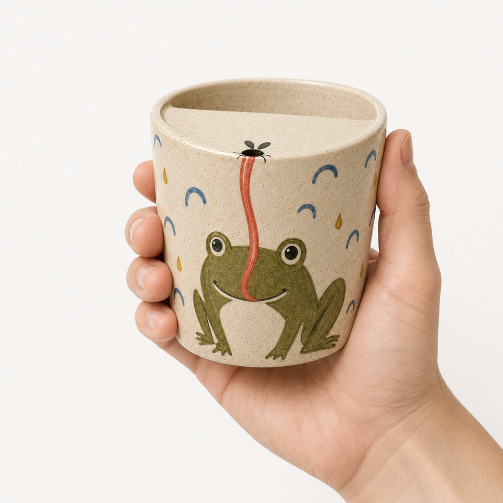 Frog Tongue Handmade Ceramic Travel Mug