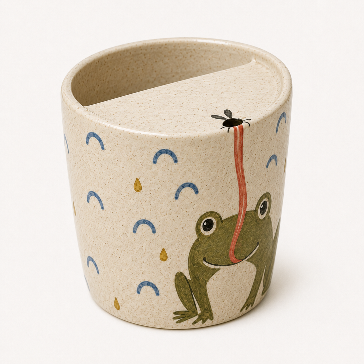 Frog Tongue Handmade Ceramic Travel Mug