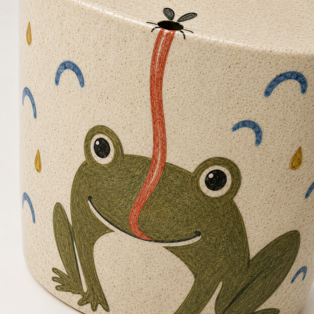 Frog Tongue Handmade Ceramic Travel Mug