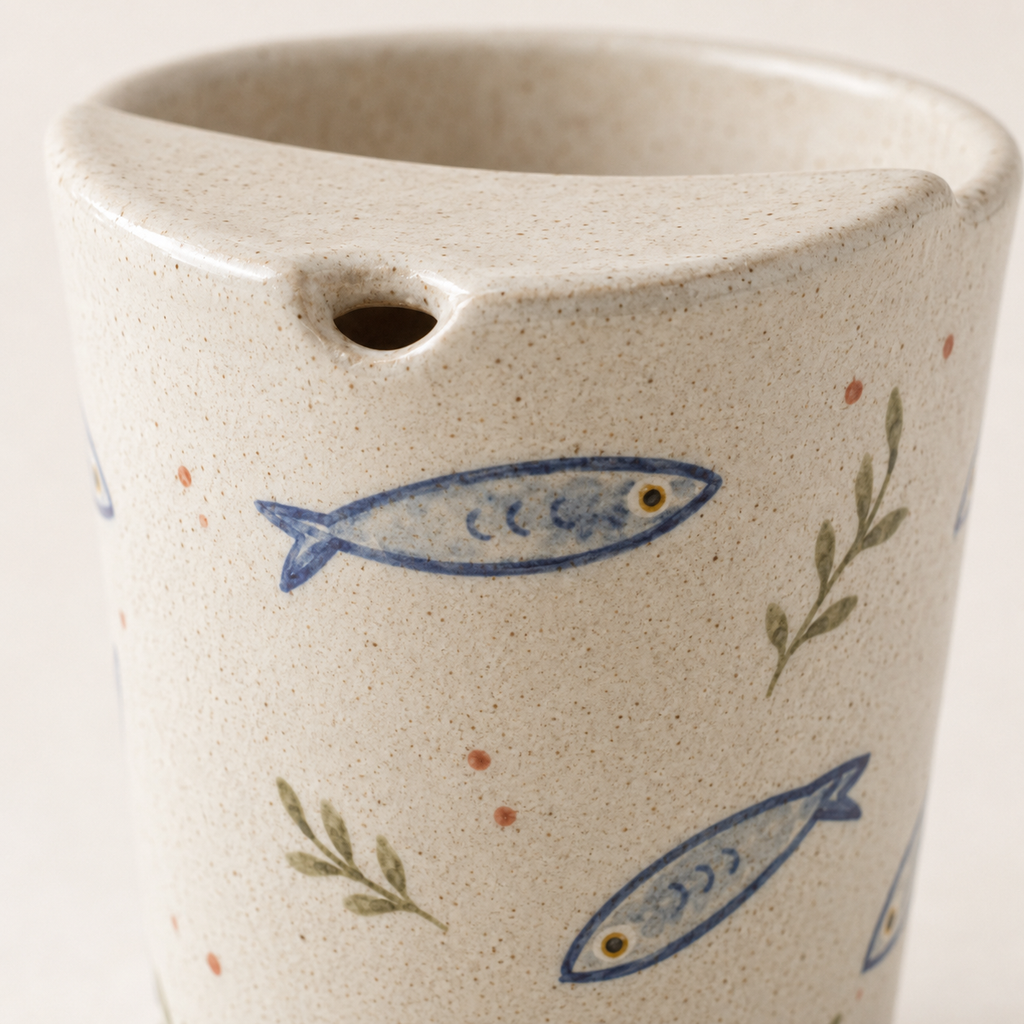 Mediterranean Sardine Ceramic Travel Mug