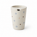 Handmade Coffee Cup Travel Mug with Speckled Ceramic Finish