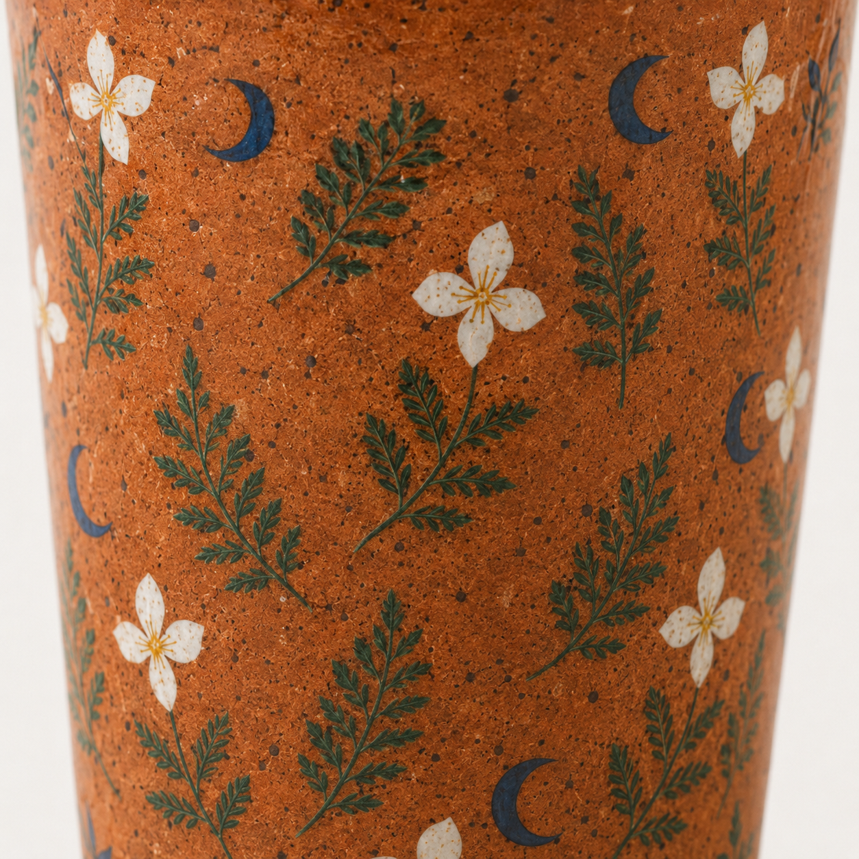 Terracotta Woodland Ceramic Travel Mug