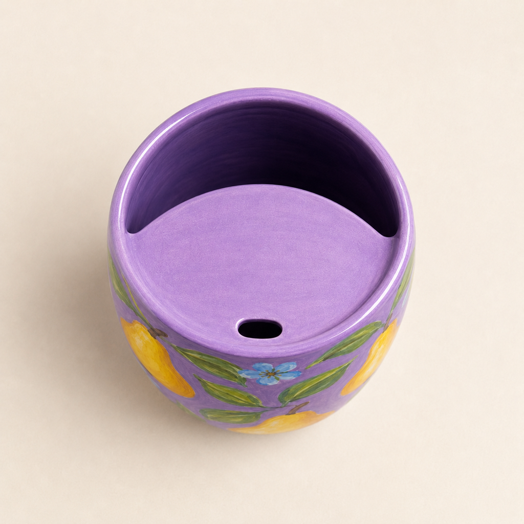 Lavender Pear Handmade Ceramic Travel Mug