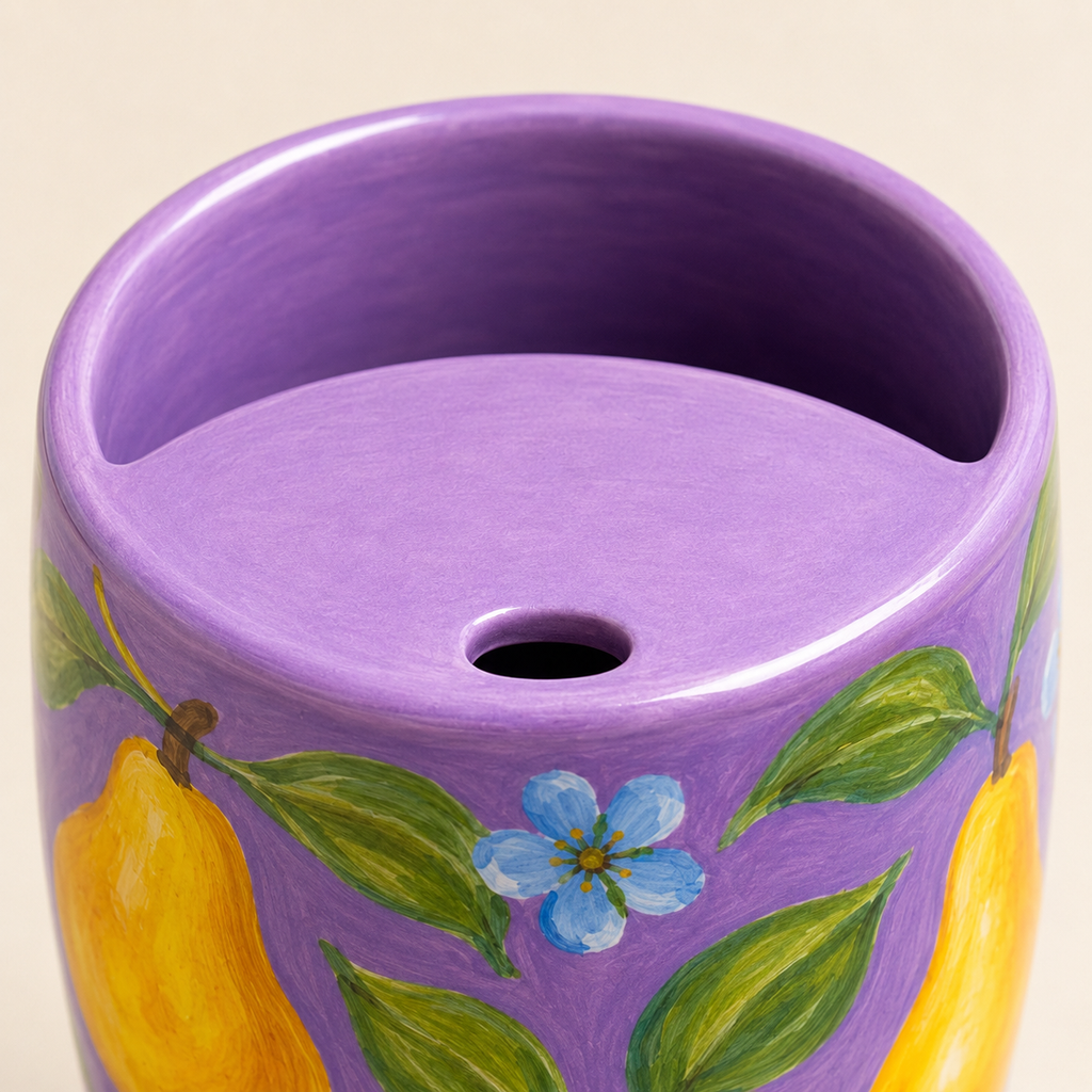 Lavender Pear Handmade Ceramic Travel Mug