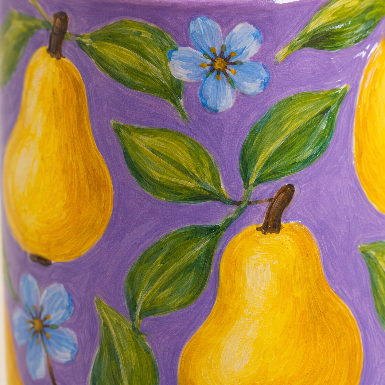 Lavender Pear Handmade Ceramic Travel Mug