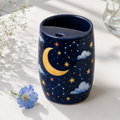 Handmade Moon & Stars Ceramic Travel Mug