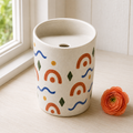 Sunset Folk Garden Ceramic Travel Mug