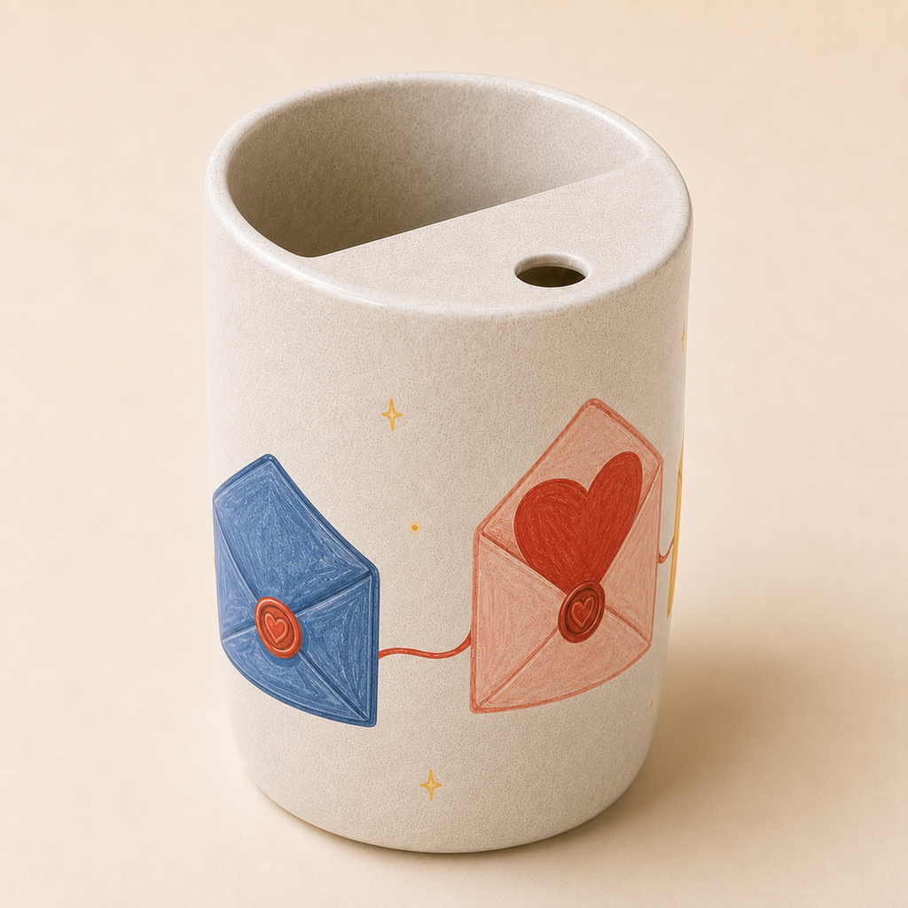 Sealed With Love Handmade Ceramic Travel Mug