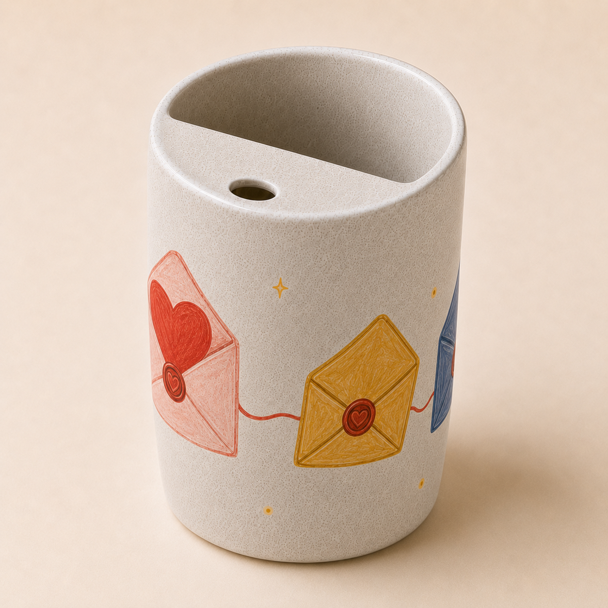 Sealed With Love Handmade Ceramic Travel Mug