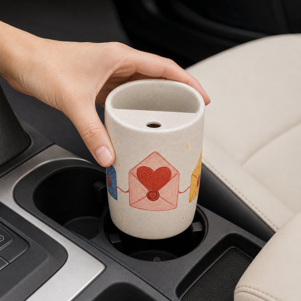 Sealed With Love Handmade Ceramic Travel Mug
