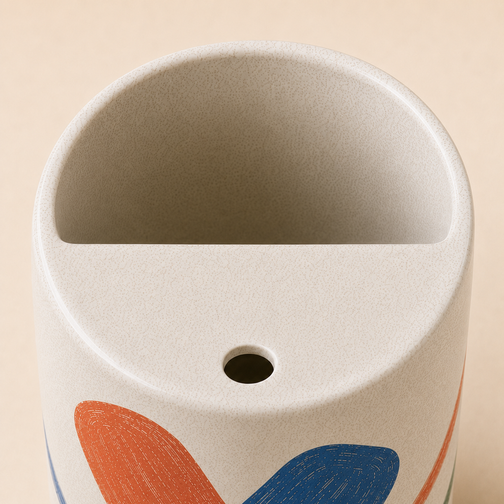 Pickleball Rally Handmade Ceramic Travel Mug