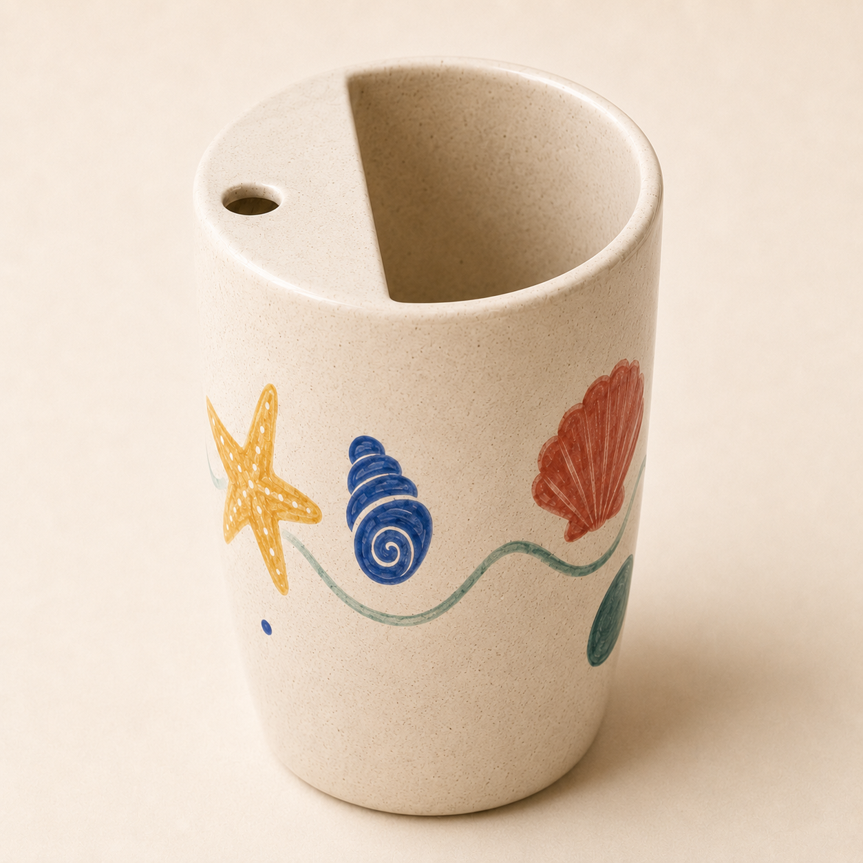 Tidepool Treasures Handmade Ceramic Travel Mug