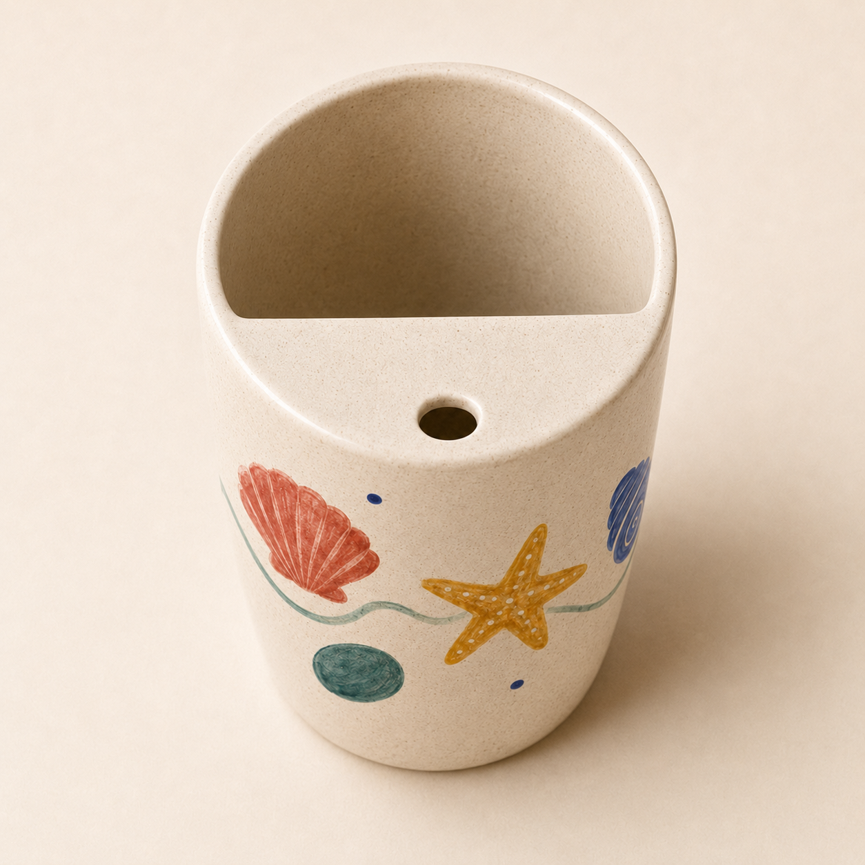 Tidepool Treasures Handmade Ceramic Travel Mug