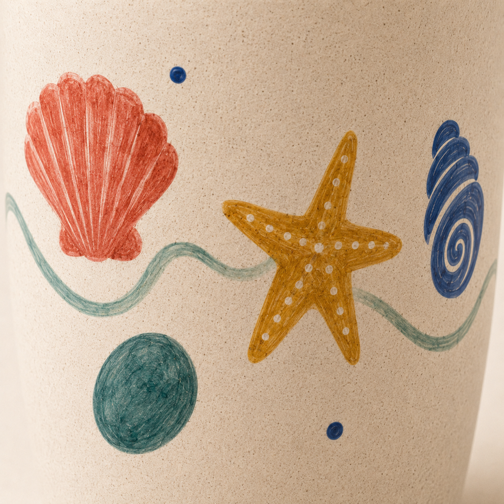 Tidepool Treasures Handmade Ceramic Travel Mug