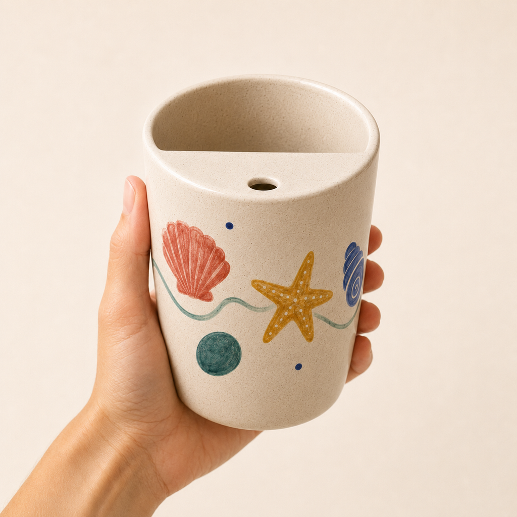 Tidepool Treasures Handmade Ceramic Travel Mug