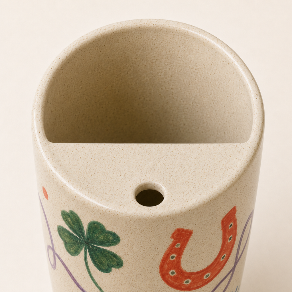 Lucky Little Things Handmade Ceramic Travel Mug