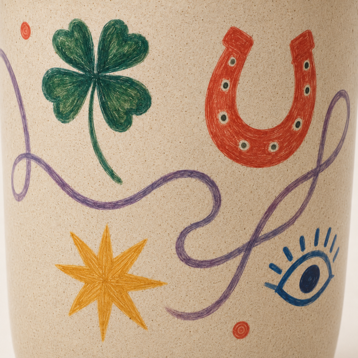 Lucky Little Things Handmade Ceramic Travel Mug
