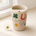 Lucky Little Things Handmade Ceramic Travel Mug