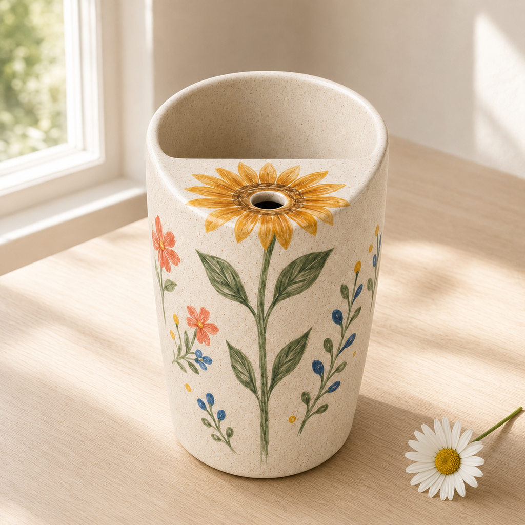Bloom From Within Ceramic Travel Mug