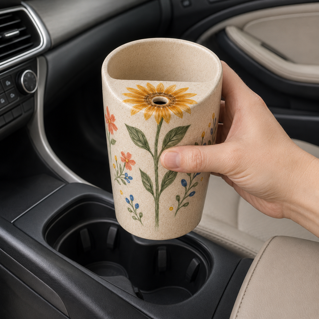 Bloom From Within Ceramic Travel Mug