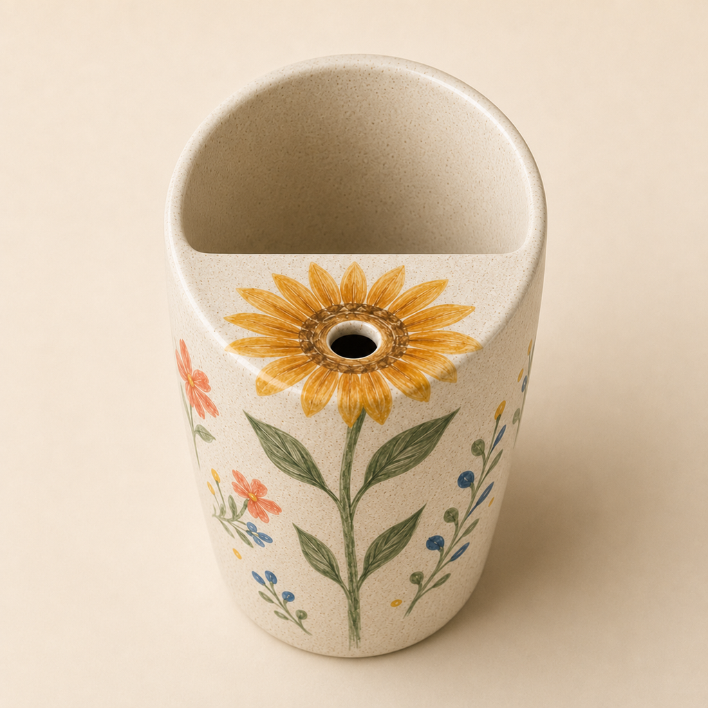 Bloom From Within Ceramic Travel Mug