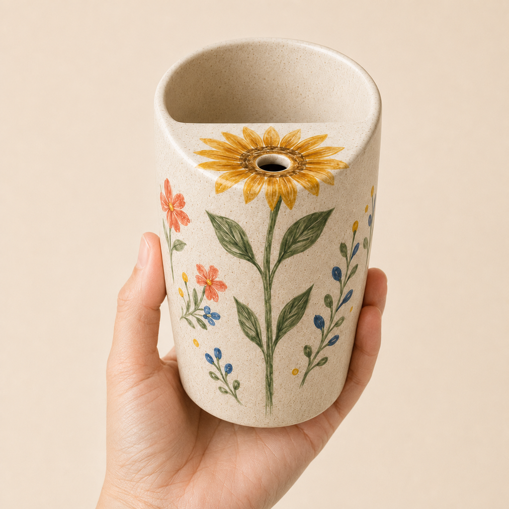 Bloom From Within Ceramic Travel Mug