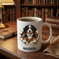 Personalized Dog Sauna Mug | Custom Pet Coffee & Tea Mug with Name Siporia