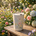 Handmade Floral Ceramic Mug – Vintage Garden Coffee Cup, Aesthetic Handmade Tea Mug Siporia