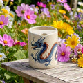 Japanese Dragon Ceramic Mug | Handmade Mythical Tea & Coffee Cup Siporia