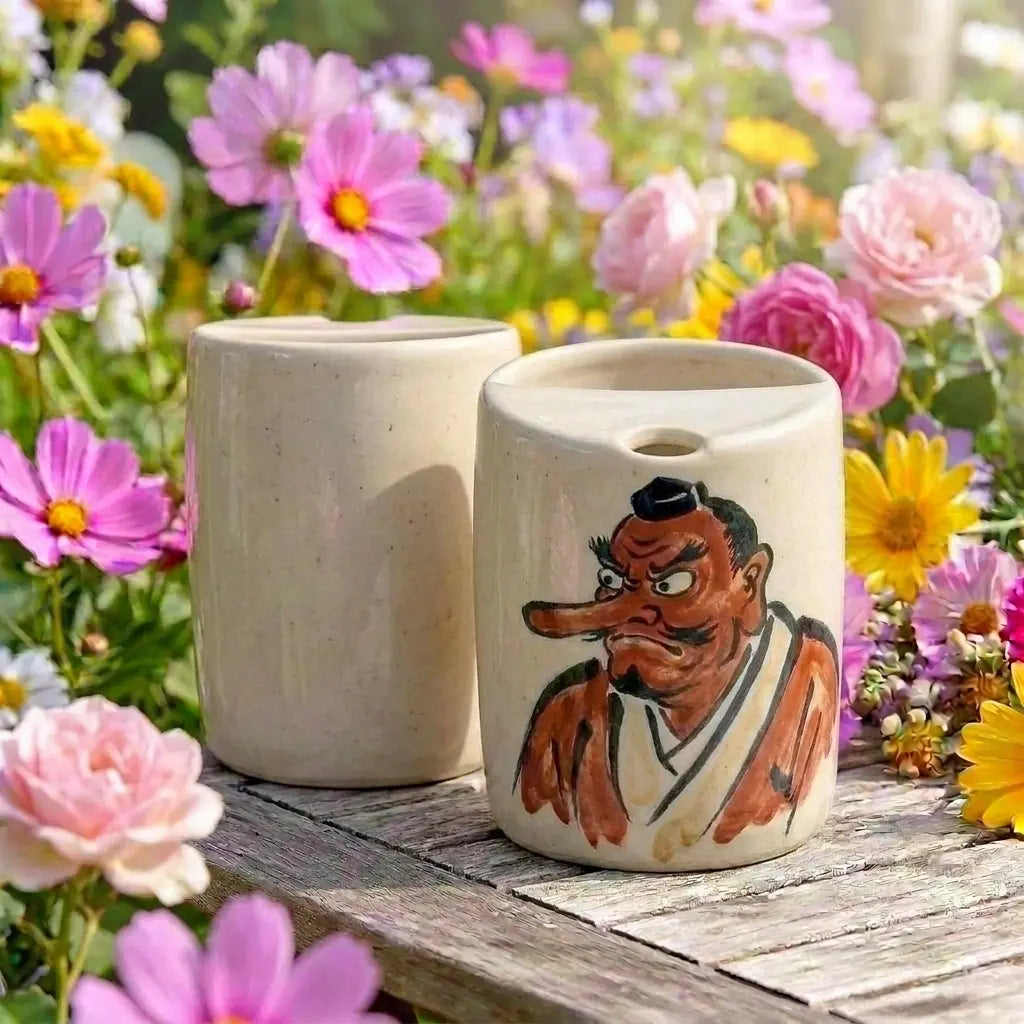 Tengu Yokai Ceramic Mug | Handmade Japanese Folklore Tea & Coffee Cup Siporia