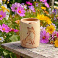 Woodland Fox Ceramic Mug | Handmade Forest Tea & Coffee Cup Siporia