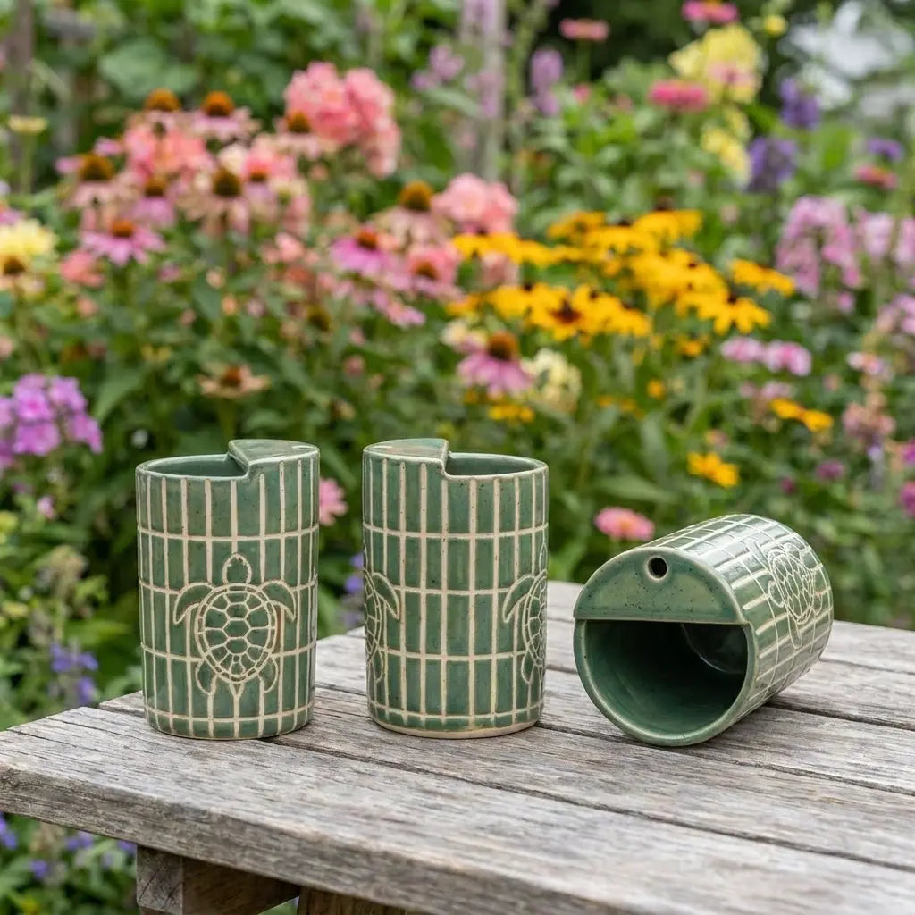 Sea Turtle Ceramic Mug | Handmade Coastal Coffee & Tea Cup Siporia