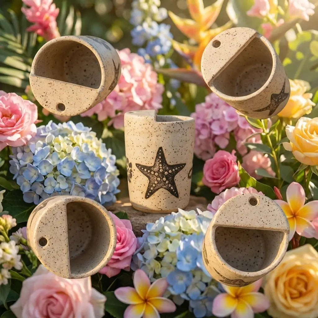 Starfish Ceramic Mug | Handmade Coastal Ocean Coffee & Tea Cup Siporia