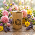 Hibiscus Bloom Stoneware Mug | Tropical Floral Handmade Ceramic Coffee Cup Siporia