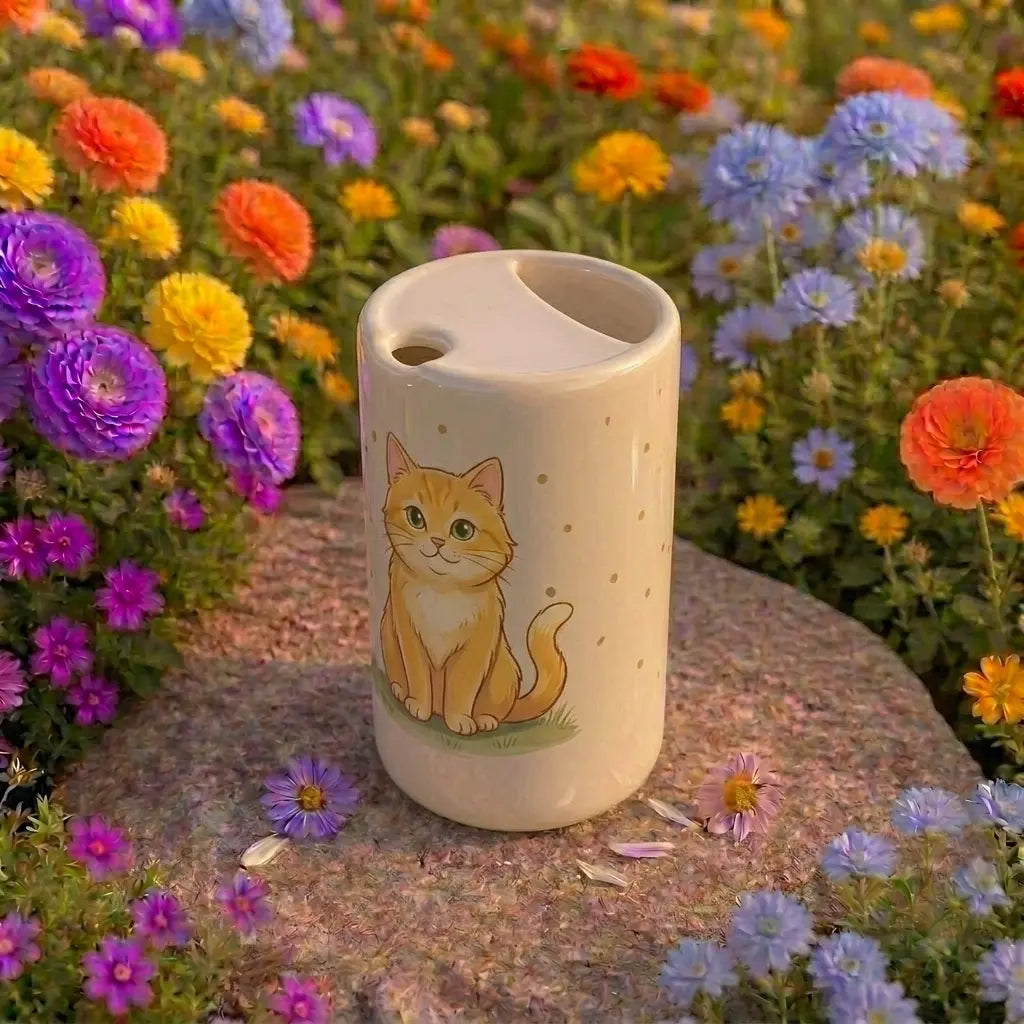 Handmade Cat Ceramic Mug | Cute Kitty Coffee Cup Siporia