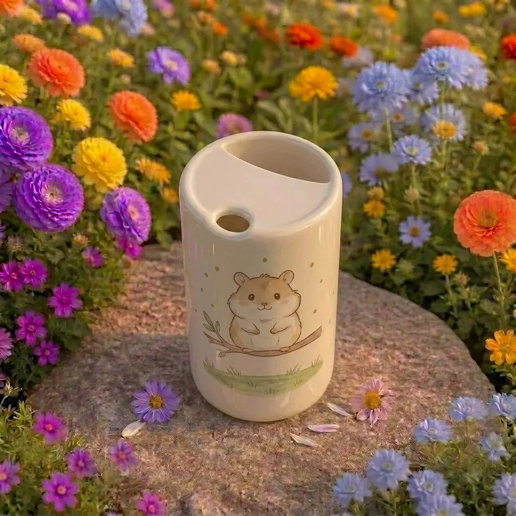 Handmade Hamster Ceramic Mug | Cute Woodland Animal Coffee Cup Siporia