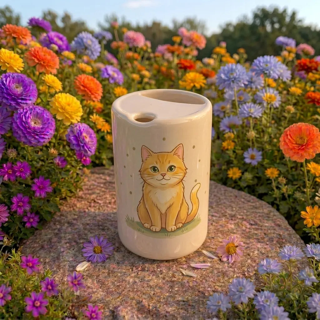 Handmade Cat Ceramic Mug | Cute Kitty Coffee Cup Siporia