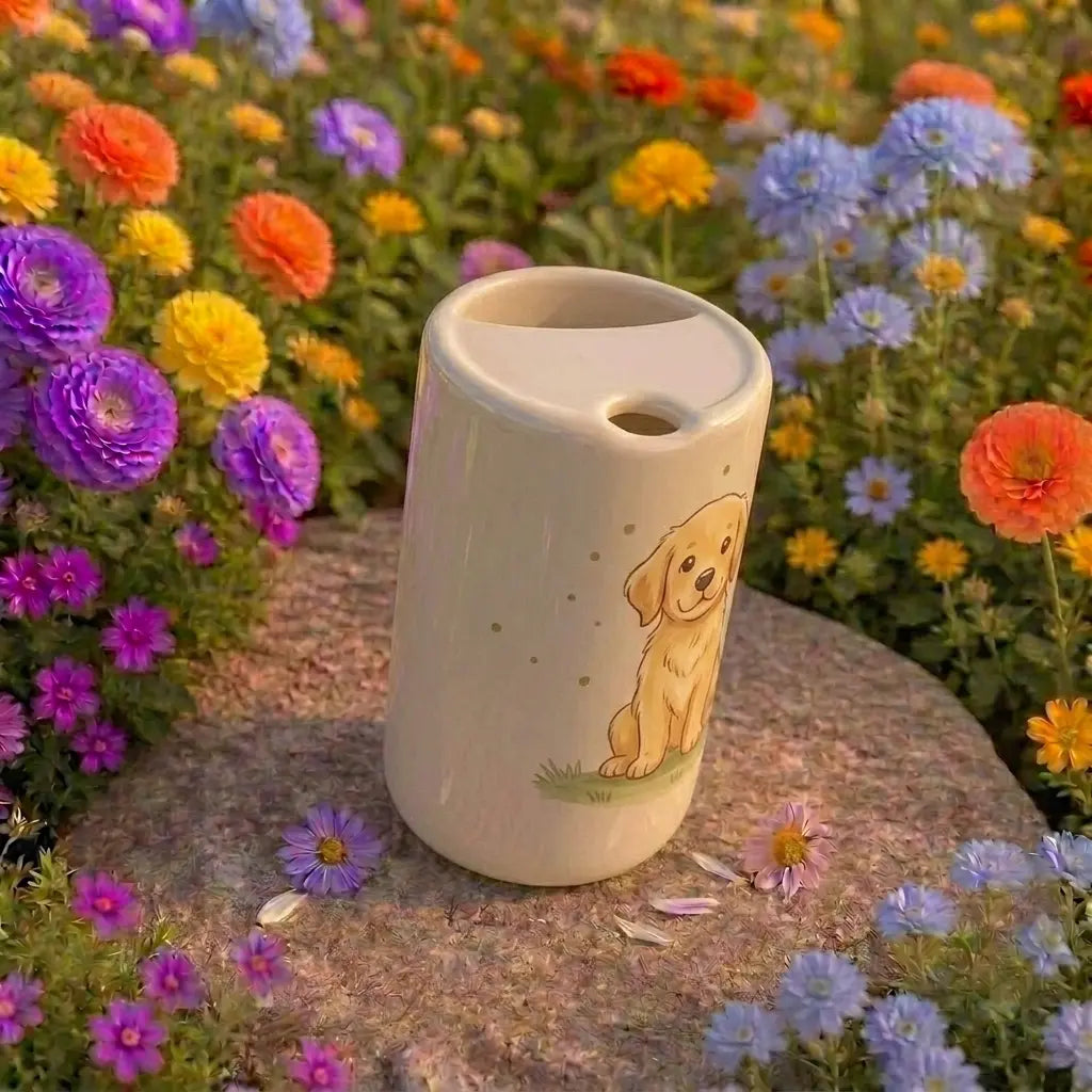 Handmade Puppy Ceramic Mug | Cute Dog Lover Coffee Cup Siporia