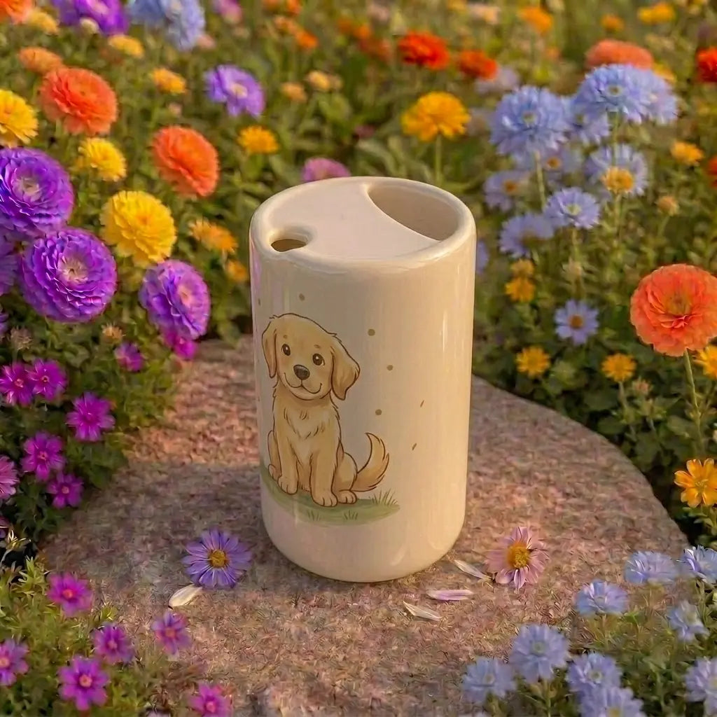 Handmade Puppy Ceramic Mug | Cute Dog Lover Coffee Cup Siporia